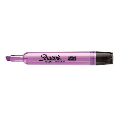 Sharpie Smear Guard Highlighter, Chisel Tip Lavender PK12 25019