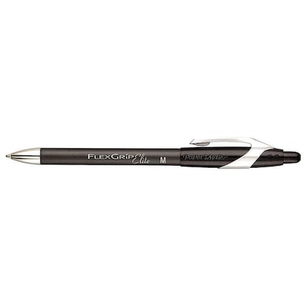 Paper Mate Retractable Ballpoint Pen, Medium 1.0 mm, Black PK12 85580