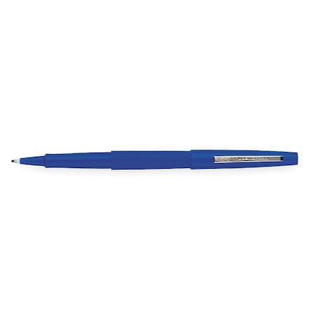 PAPER MATE Porous Point Felt Tip Pen, Medium Blue PK12 8410152