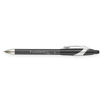 Paper Mate Retractable Ballpoint Pen, Fine 0.8 mm, Black PK12 85582
