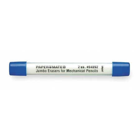 Paper Mate Eraser Refill, White, Jumbo, PK12 64892