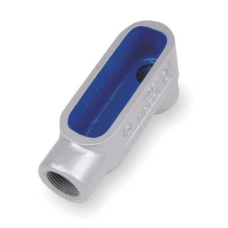 Abb Conduit Outlet Body, Iron, 1-1/2 In. LB57