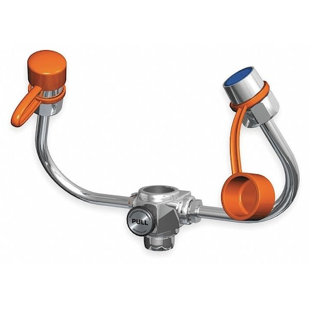 Guardian Equipment Plumbed Eyewash, Faucet Mount, Plumbed, 5 in H., 6 3/4 in W G1101