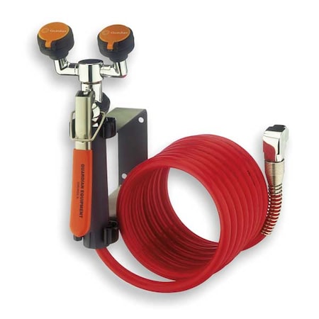 Guardian Equipment Dual Head Drench Hose, Wall Mount, 12 ft. G5046