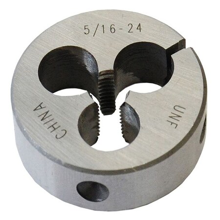 WESTWARD Rd Adjustable Die, CS, 5/16-24, 1-1/2 In OD 2LVZ8