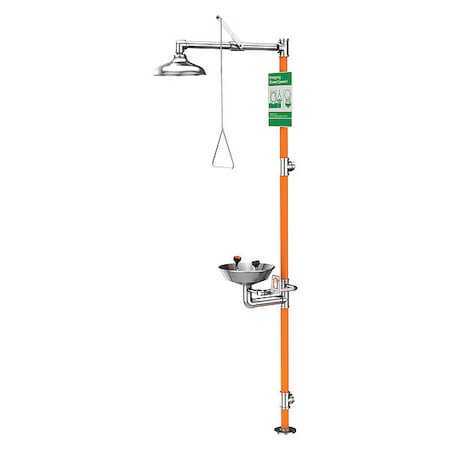 Guardian Equipment Drench Shower With Eyewash, 16 In. W G1991