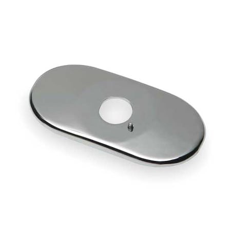 Chicago Faucet 4" Cover Plate, Brass/ Chrome Plated 240.627.21.1
