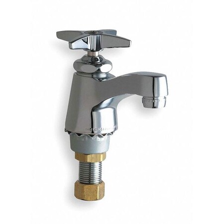 Chicago Faucet Lavatory Faucet, Cold Water, 1H Cross 700-COLDCP