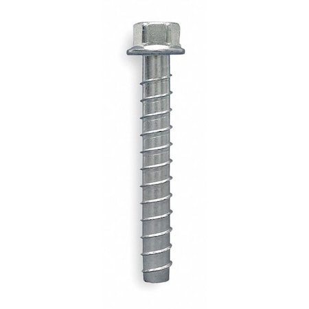 Simpson Strong-Tie Anchor Systems Concrete Anchor Screw, Low Carbon Steel, Zinc Plated 20 PK THD50500H-G20