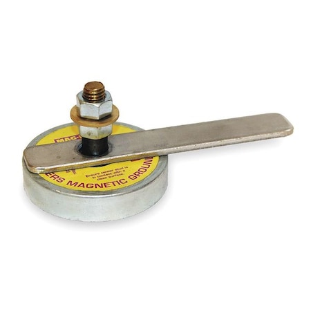 Mag-Mate Magnetic Welding Ground, 3 1/2 In D, 800 A WG800