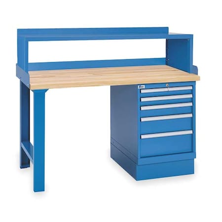 Lista Workbench, Butcher Block, 60 in W, 35 1/4 in Height
