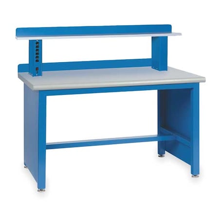 Lista Workbench, Laminate, 72 in W, 35 1/4 in Height, 1,000 lb, Panel XSTB13-72PT/BB-IRS