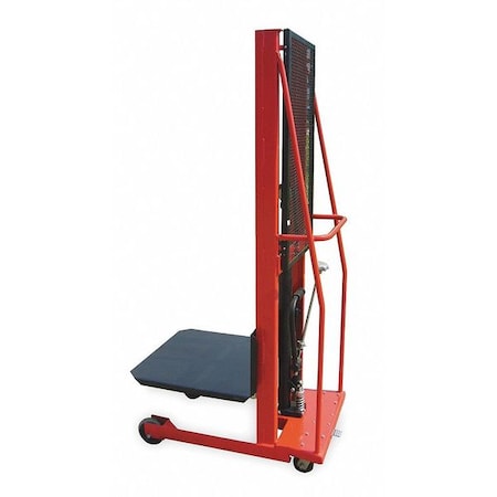 Dayton Manual Platform Lift Truck, Manual, 1,000 lb Load Capacity, Foot Pump Lift Control 2MPT4