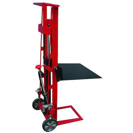 Dayton Manual Platform Lift Truck/Stackers, Manual, 750 lb