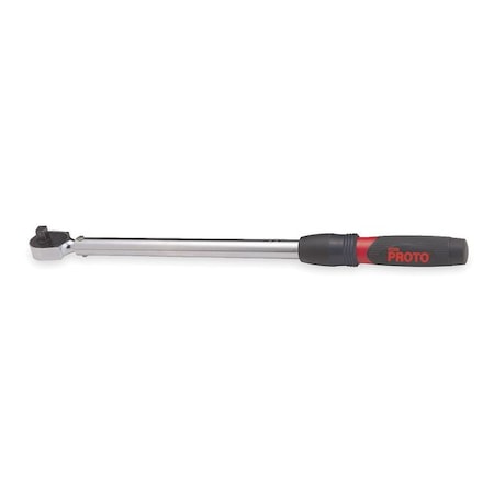 Proto Micrometer Torque Wrench, 1/2" Drive Size J6016NMC