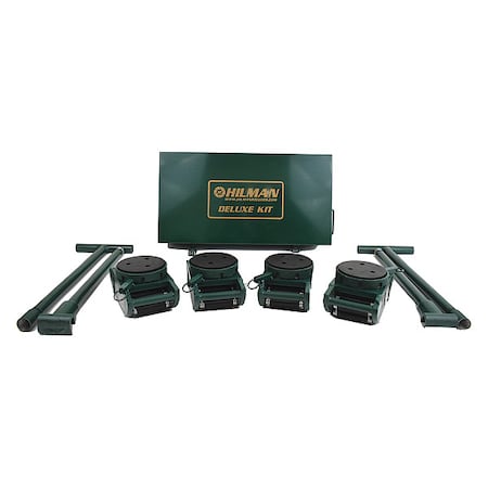 Hilman Rollers Equipment Roller Kit, Swivel, 24,000 lb. Cap KNRS-12-SLP