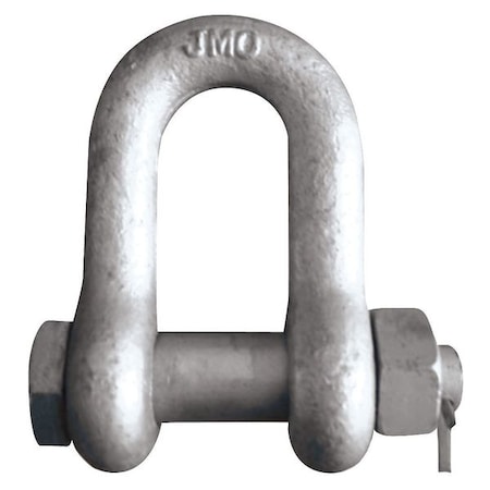 Dayton Forged D Screw Shackle, Round Pin 2MWX6