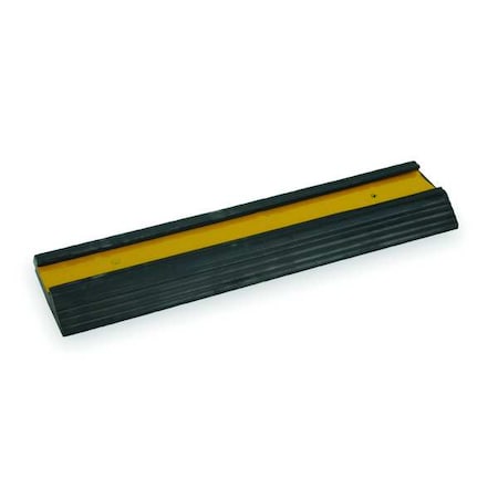 Zoro Select Dock Bumper, 18x1-3/8x5-1/4 In., Rubber 2MYR5