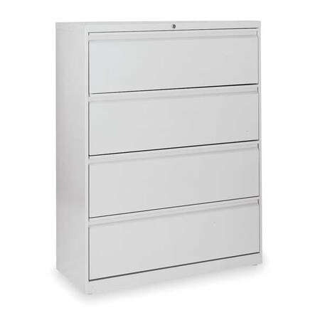 Mbi 4 Drawer File Cabinet Light Gray Legal Letter J 17067g Lg
