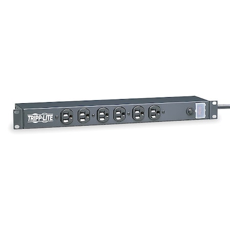 TRIPP LITE PDU, 120V, 14 Outlet, 15 ft., Black DRS1215