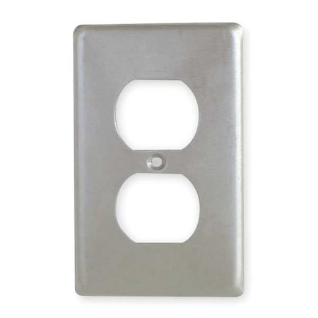 Hubbell Killark Weatherproof Cover, 1 Gang, Aluminum, Duplex Receptacle Cover Type 1FA