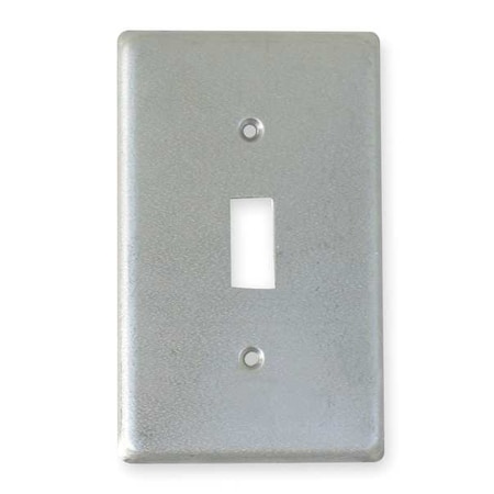 Hubbell Killark Weatherproof Cover, Switch Box Type, 1 Gang, Aluminum, Toggle Switch Cover Type 1FT