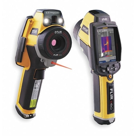 Flir Infrared Camera, 90 mK, 3.5" High Contrast Color LCD Display FLIR b50