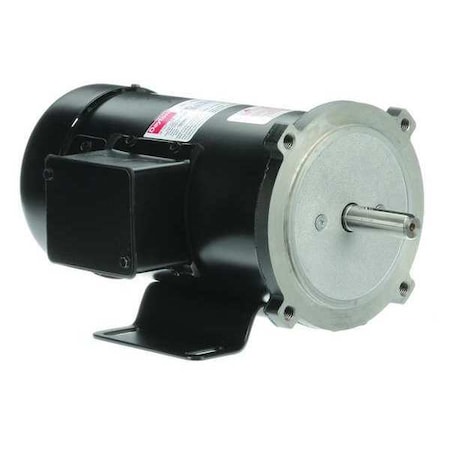 Dayton Permanent Magnet Motor, 1/2 HP, 1,725 Nameplate RPM, 56C Frame, Face/Base Mounting, 90V DC 2M168A