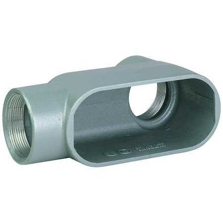 Hubbell Killark Conduit Outlet Body, Iron, LB, 1 In. LB37