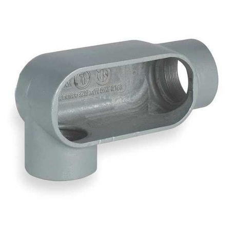 Hubbell Killark Conduit Outlet Body, Iron, LR, 3/4 In. LR27