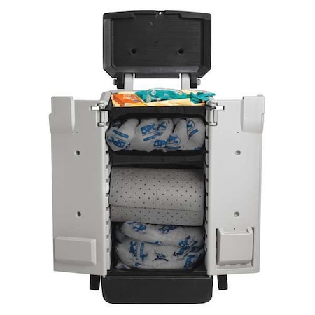 Brady Spill Kit, 22 gal Volume Absorbed per Kit, Kaddie, Gray SKA-K2