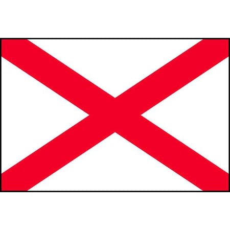 Annin Flagmakers Alabama State Flag, 3x5 Ft 140060