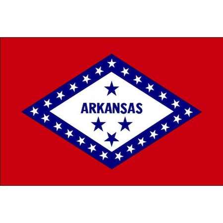 Annin Flagmakers Arkansas State Flag, 3x5 Ft 140360