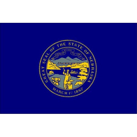 Annin Flagmakers Nebraska State Flag, 3x5 Ft 143260