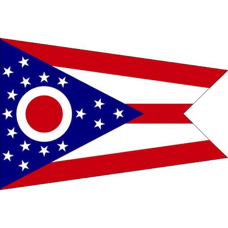 Annin Flagmakers Ohio State Flag, 3x5 Ft 144260