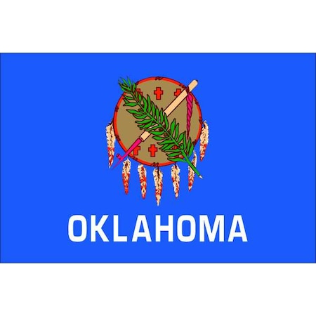 Annin Flagmakers Oklahoma State Flag, 3x5 Ft 144360