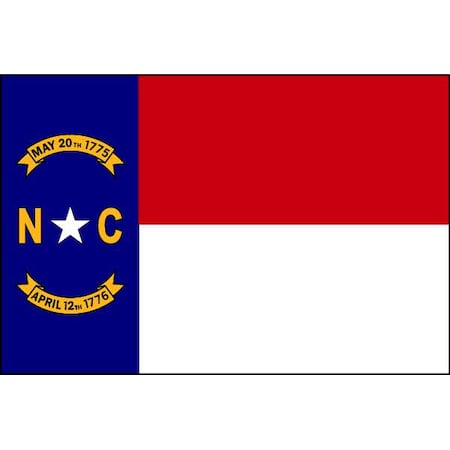 Annin Flagmakers North Carolina State Flag, 3x5 Ft 143960