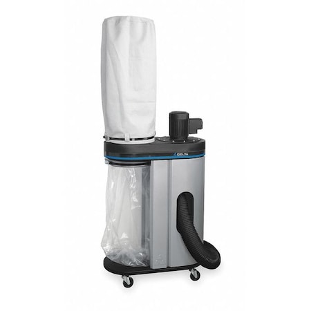 Delta Dust Collector, 650 CFM Max Flow, 1, 1 Phase 50-720