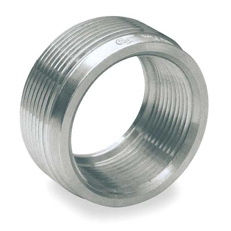 Hubbell Killark IMC Reducing Bushing, 2 in x 1-1/2 in, Threaded, Aluminum, Plain, Silver R-65