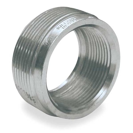 Hubbell Killark IMC Reducing Bushing, 1-1/2 in x 2 in, Threaded, Steel, Electro Zinc Plated, Gray RE65S