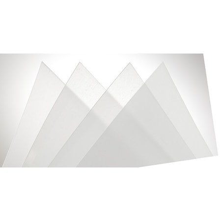 Zoro Select Colorless Polycarbonate Film Stock 24" L x 24" W x 0.040" Thick BULK-PF-PC-74