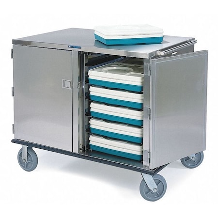 Lakeside Stainless Steel Premier Series 20 Tray Delivery Cart;2 Trays per Ledge 832