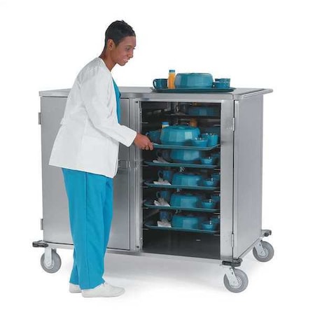 Lakeside Stainless Steel Elite Series 32 Tray Delivery Cart; Low Profile 5632