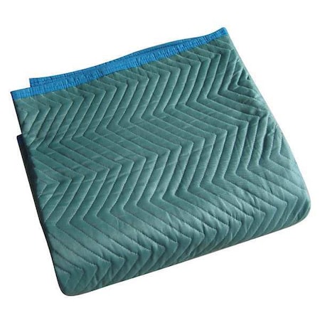Zoro Select Quilted Moving Pad, L72xW80In, Green, PK6 2NKT2