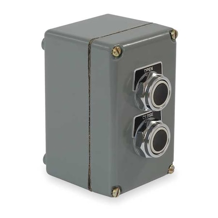 Schneider Electric Push Bttn Cntrl Statn, 2NO/2NC, Open/Close 9001KYK26