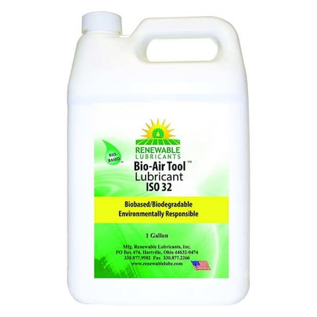 Renewable Lubricants 1 gal., Jug, Vegetable Oil, Yellow 83113