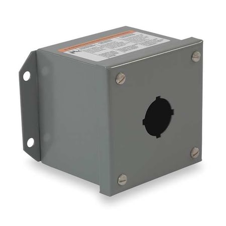 Schneider Electric Pushbutton Enclosure, 30mm, 5.24 in., Metal 9001KYAF1