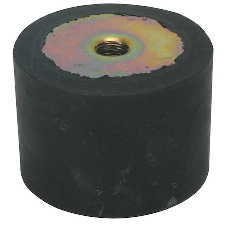 ZORO SELECT Vibration Isolator, 720 Lb Max, 1/2-13, Type: Female Threads Both Ends 2NPD9