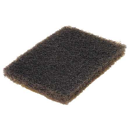 TOUGH GUY Cleaning Brick, 5-3/4"L, Nylon, Black, PK20 2NTJ8