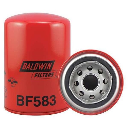 BALDWIN FILTERS Fuel Filter, 5-3/8 x 3-11/16 x 5-3/8 In BF583